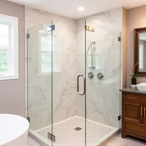 ultra clear glass shower doors lake Orion Michigan,ultra clear glass shower door features,benefits of ultra clear glass