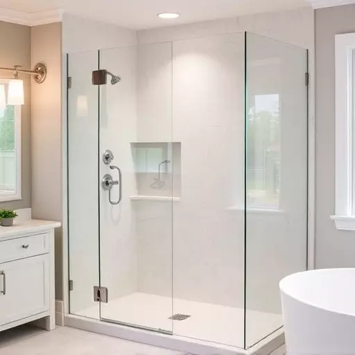 ultra clear glass shower doors lake Orion Michigan,ultra clear glass shower door features,benefits of ultra clear glass