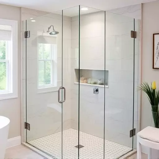 ultra clear glass shower doors toledo,ultra clear glass shower door features,benefits of ultra clear glass