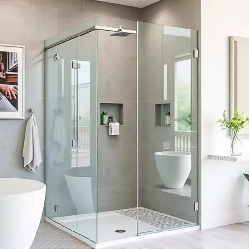 ultra clear glass shower doors toledo,ultra clear glass shower door features,benefits of ultra clear glass