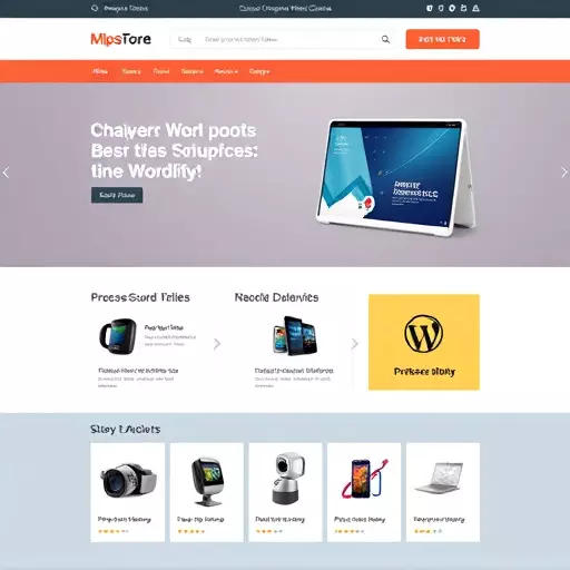 WordPress themes,Responsive WordPress design,E-commerce WordPress sites