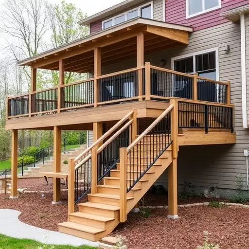 Optimizing Outdoor Spaces: Multi-Level Deck Installation & Custom Design in Wisconsin