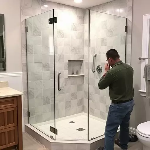 Streamlined Swinging Glass Shower Door Installation in Lake Orion, MI