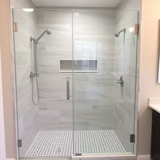 Glass Shower Door Installation Rochester Hills MI,Textured shower glass for anti-slip surfaces,Frameless glass compatibility with bathroom tiles